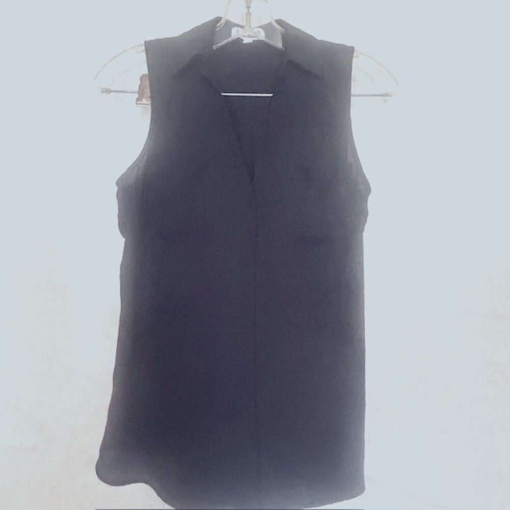 Women's Express Sheer Sleeveless Blouse Casual Office Excellent Cond Size XS